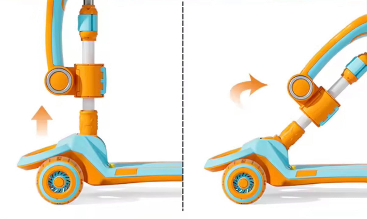 Rotating Flashing scooter