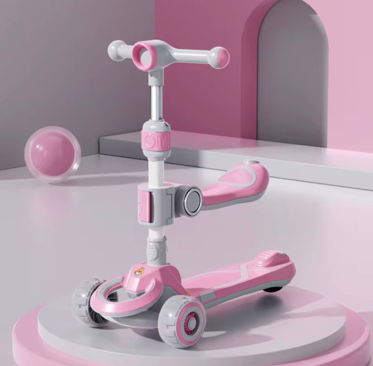 Rotating Flashing scooter