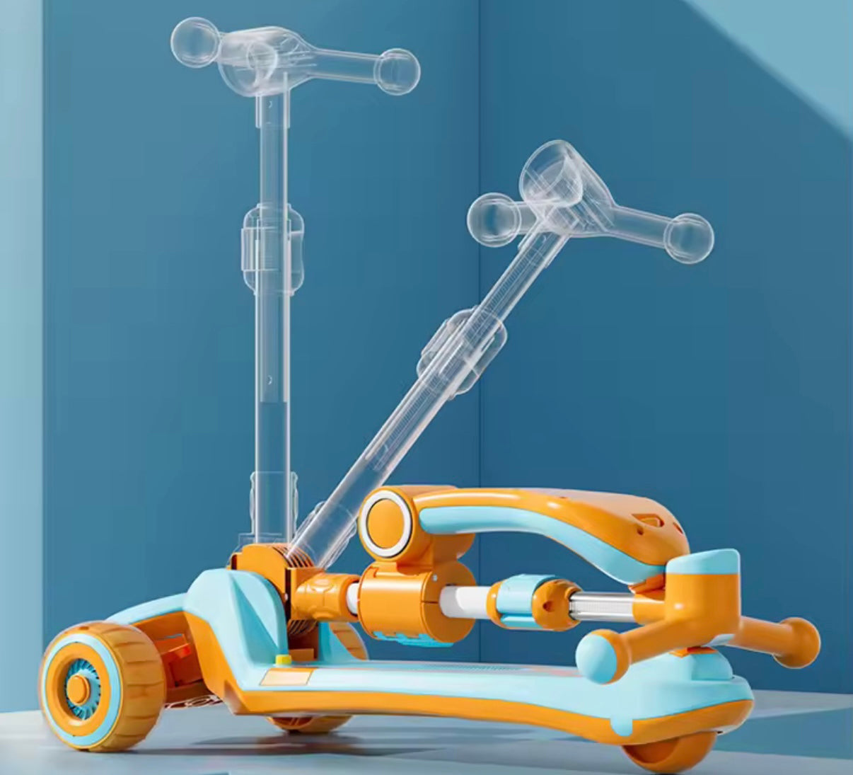 Rotating Flashing scooter