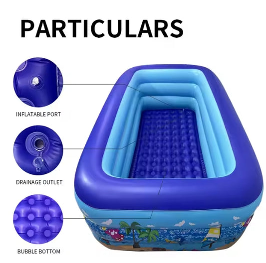 Inflatable ocean swimming pool
