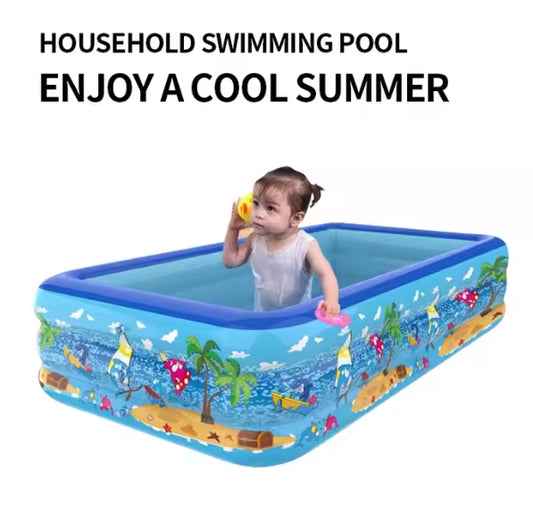 Inflatable ocean swimming pool