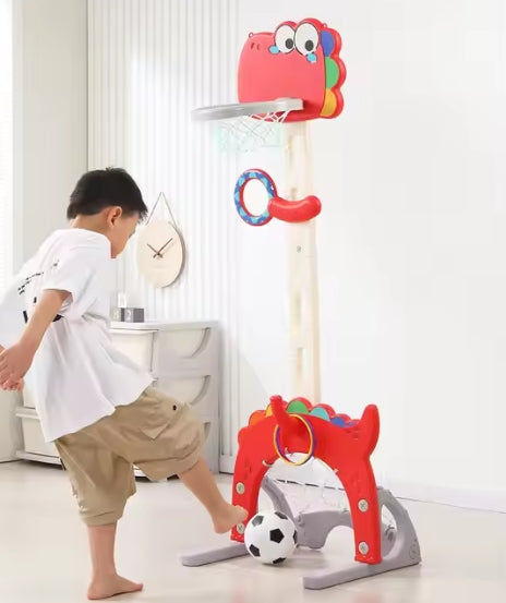 Indoor mini hoop and throwing game